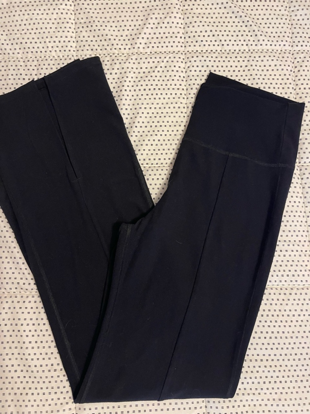 Abercrombie & Fitch Black High-Rise Flare Pants